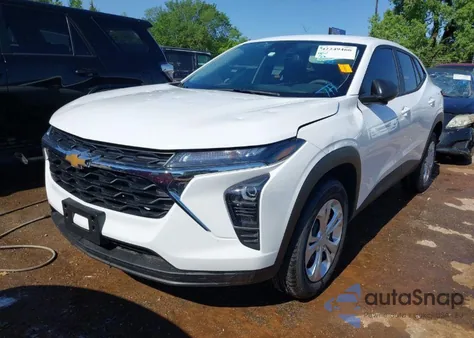 2025 Chevrolet Trax Fwd Ls из США, поврежденный, VIN KL77LFEP5SC211272